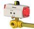 Fail-Safe Operation Using Pneumatic & Manual Combo Actuators
